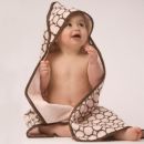 Полотенце с капюшоном SwaddleDesigns розовое